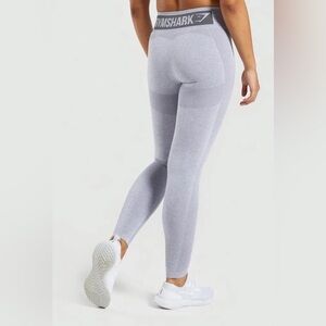 Gymshark Light Gray high waisted Flex Leggings medium
